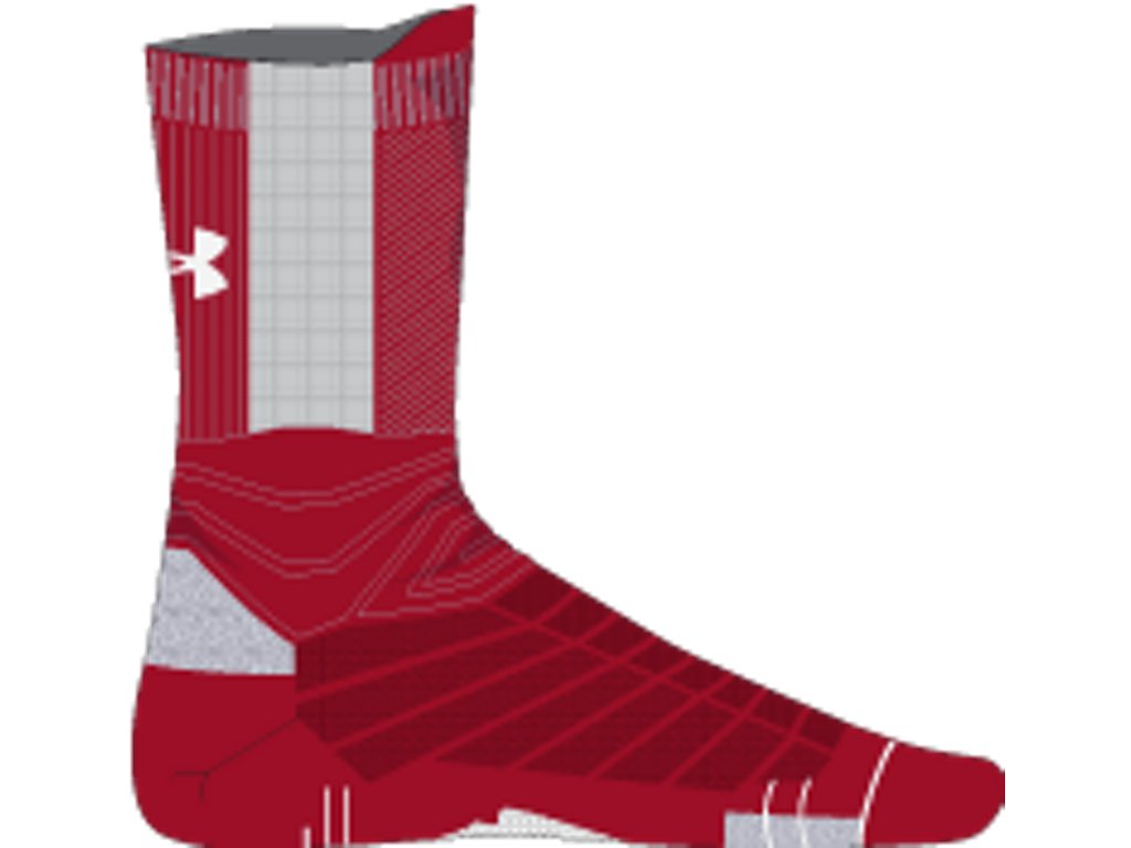 Under Armour Unisex UA Playmaker Mid-Crew Basketball Socks