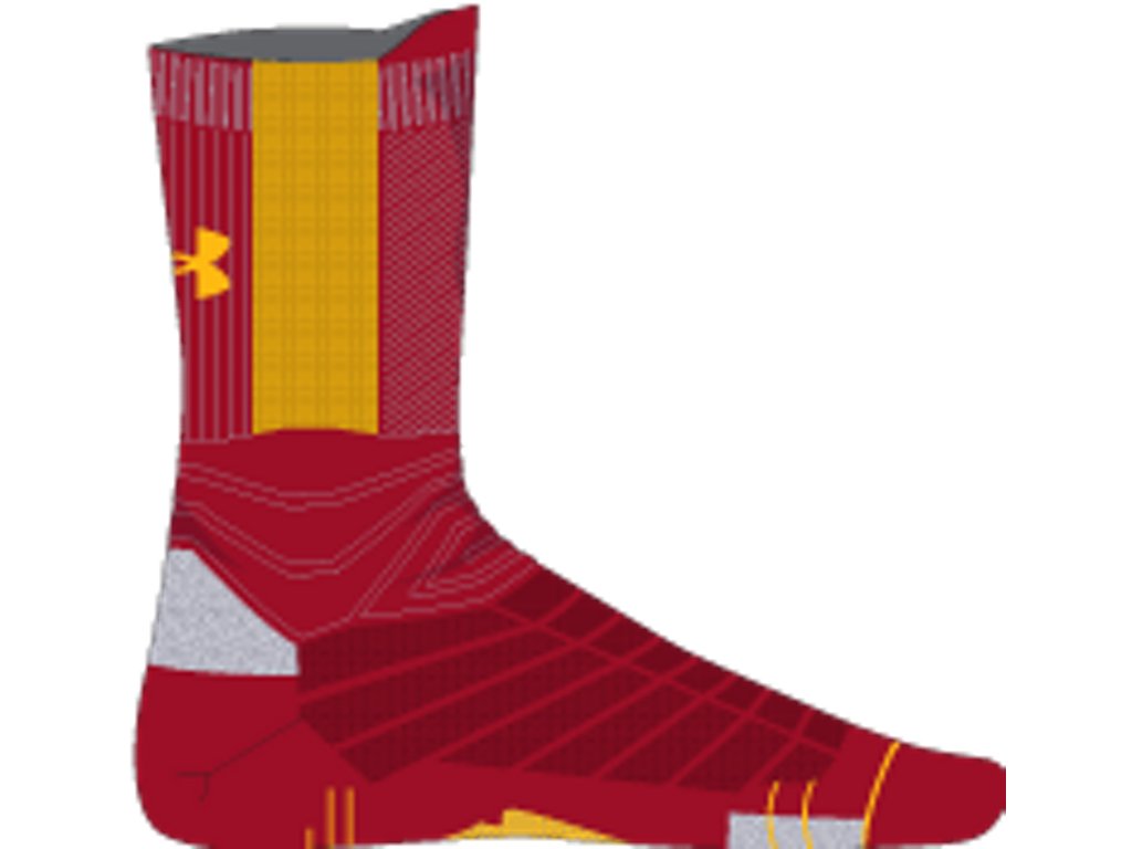Under Armour Unisex UA Playmaker Mid-Crew Basketball Socks