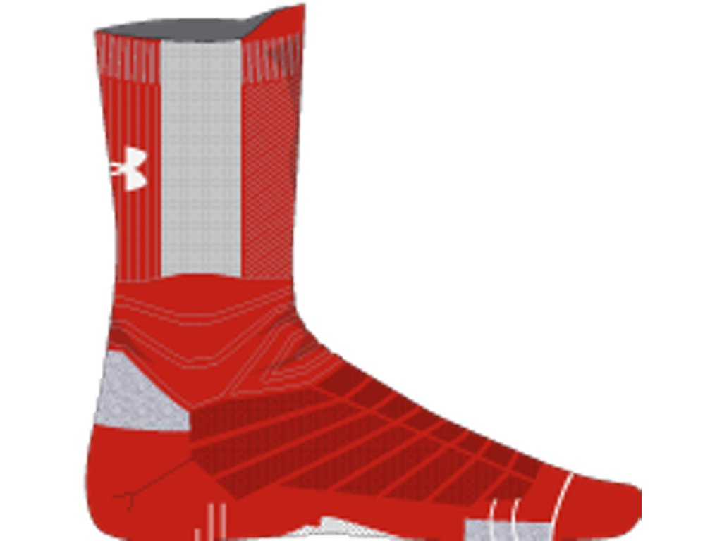 Under Armour Unisex UA Playmaker Mid-Crew Basketball Socks