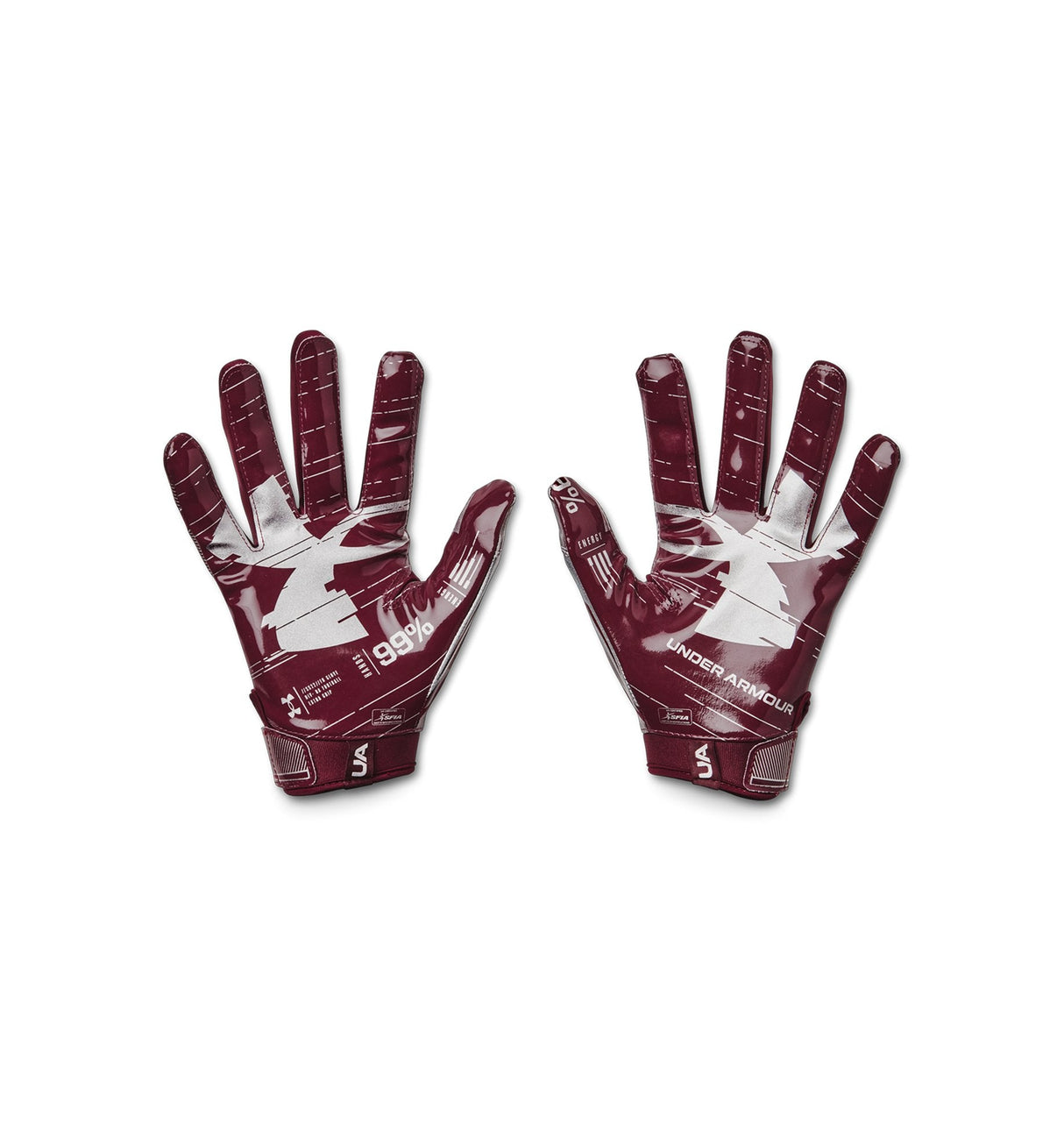 Under Armour Mens UA F8 Football Gloves - Superior Grip and Durability