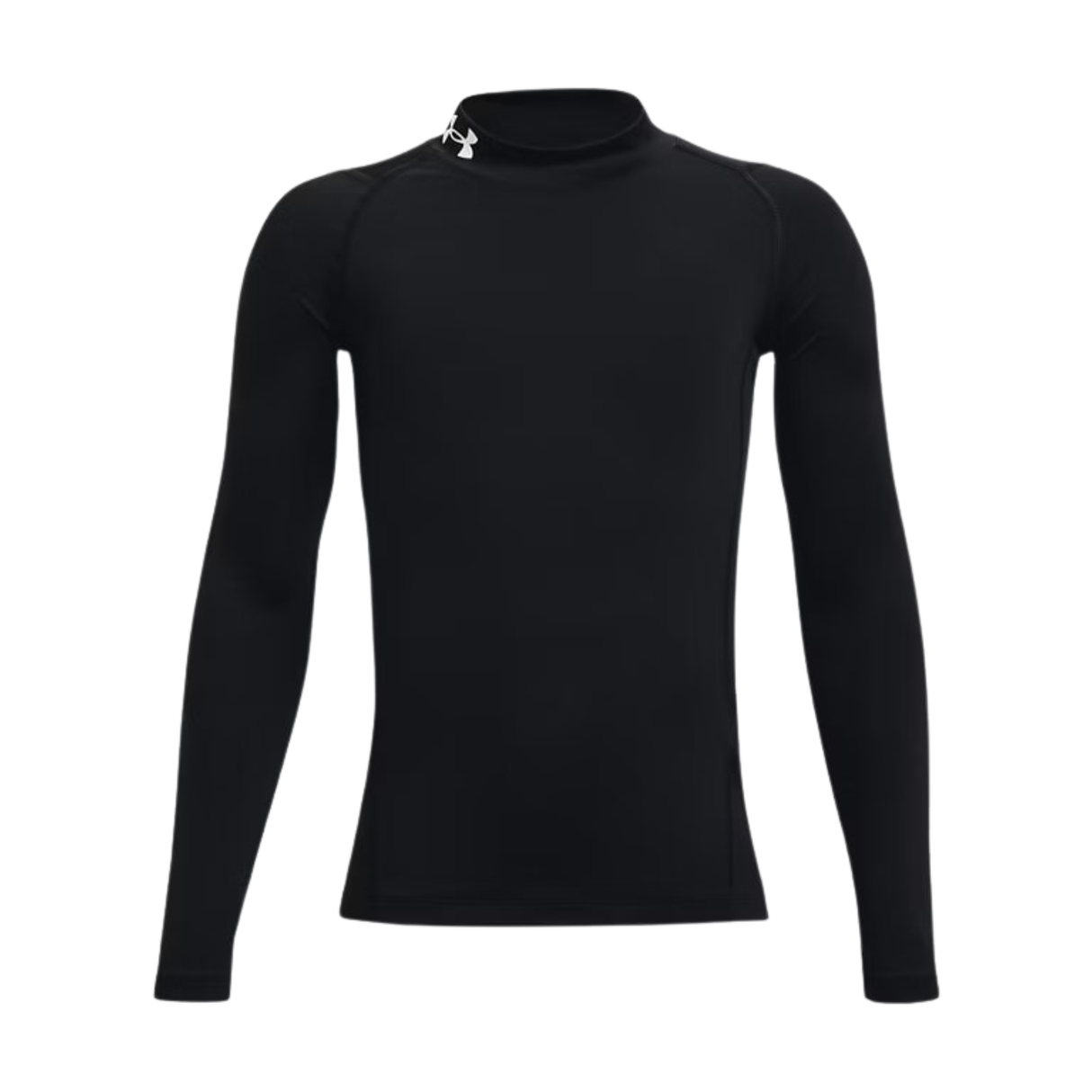 Under Armour Boys HeatGear Mock Long Sleeve Shirt - Sweat Wicking and 4-Way Stretch