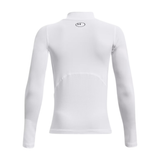 Under Armour Boys HeatGear Mock Long Sleeve Shirt - Sweat Wicking and 4-Way Stretch