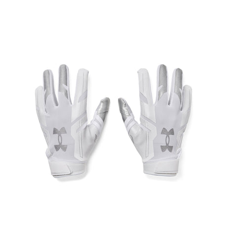 Under Armour Youth F8 Football Gloves - UA GlueGrip Sticky Feature