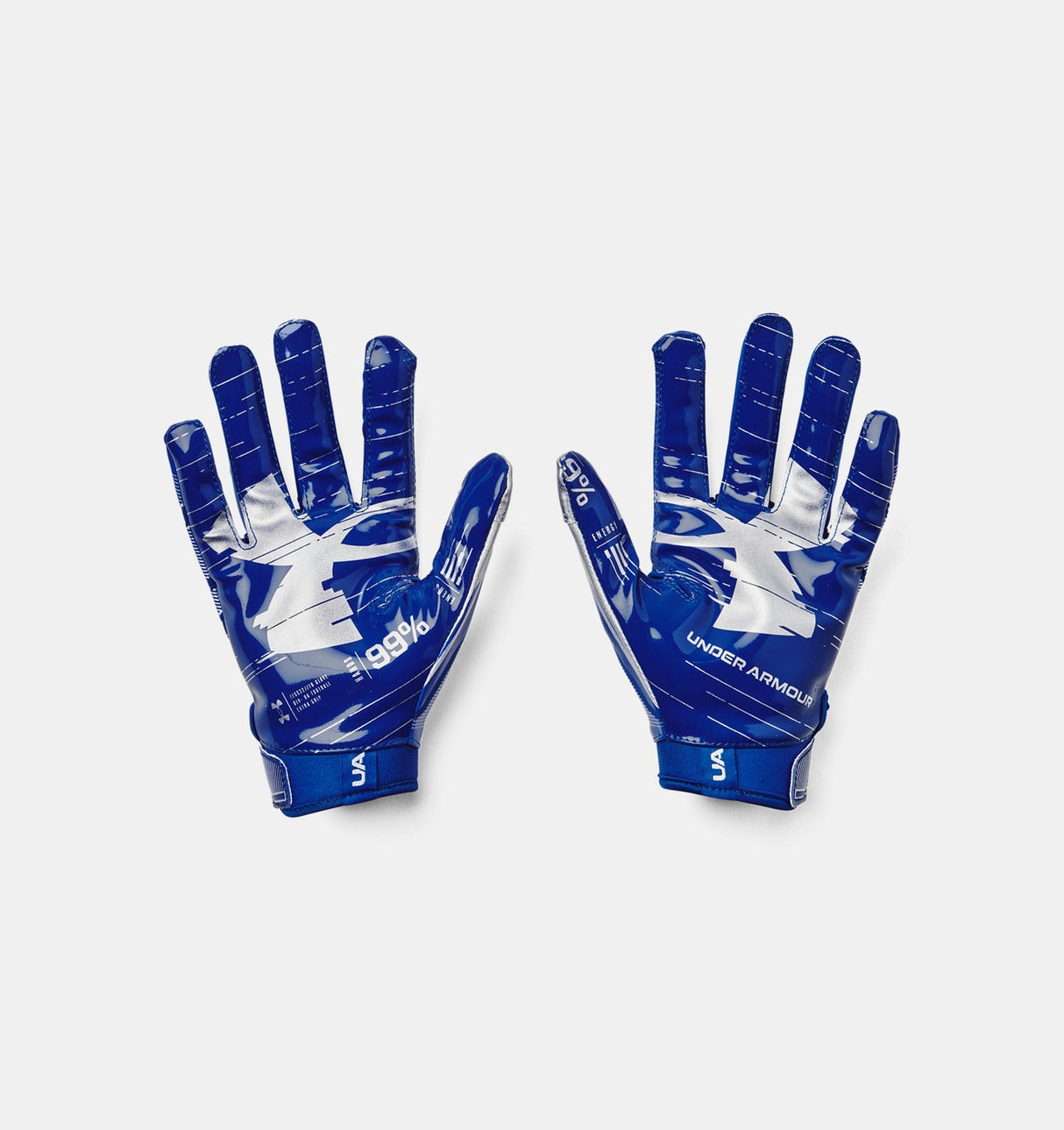 Under Armour Youth F8 Football Gloves - UA GlueGrip Sticky Feature