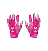 Under Armour Youth F8 Football Gloves - UA GlueGrip Sticky Feature