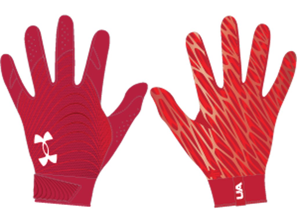 Under Armour NCAA Blur Team Receiver Gloves