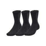 Under Armour Unisex UA 3-Maker Mid-Crew Socks - 3 Pack - Sweat-Wicking and Breathable