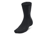 Under Armour Unisex UA 3-Maker Mid-Crew Socks - 3 Pack - Sweat-Wicking and Breathable