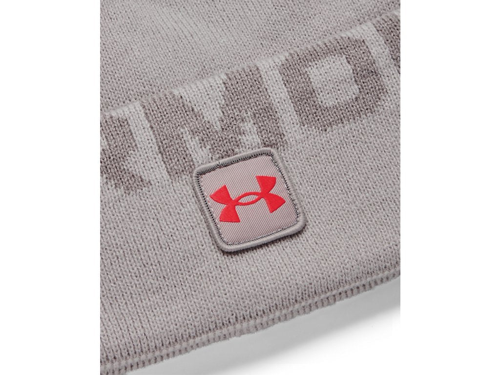 Under Armour Mens Halftime Fleece Pom Beanie Accessories - Sweat Wicking