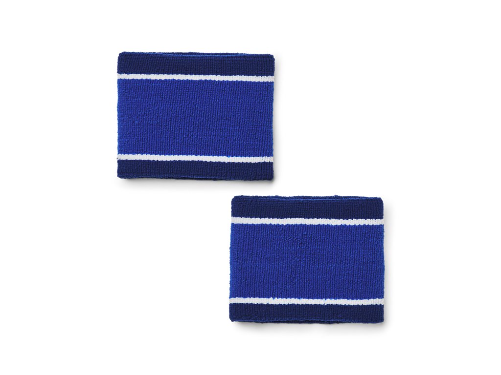 Under Armour Unisex UA Striped Performance Terry Wristbands Accessories - Sweat Wicking