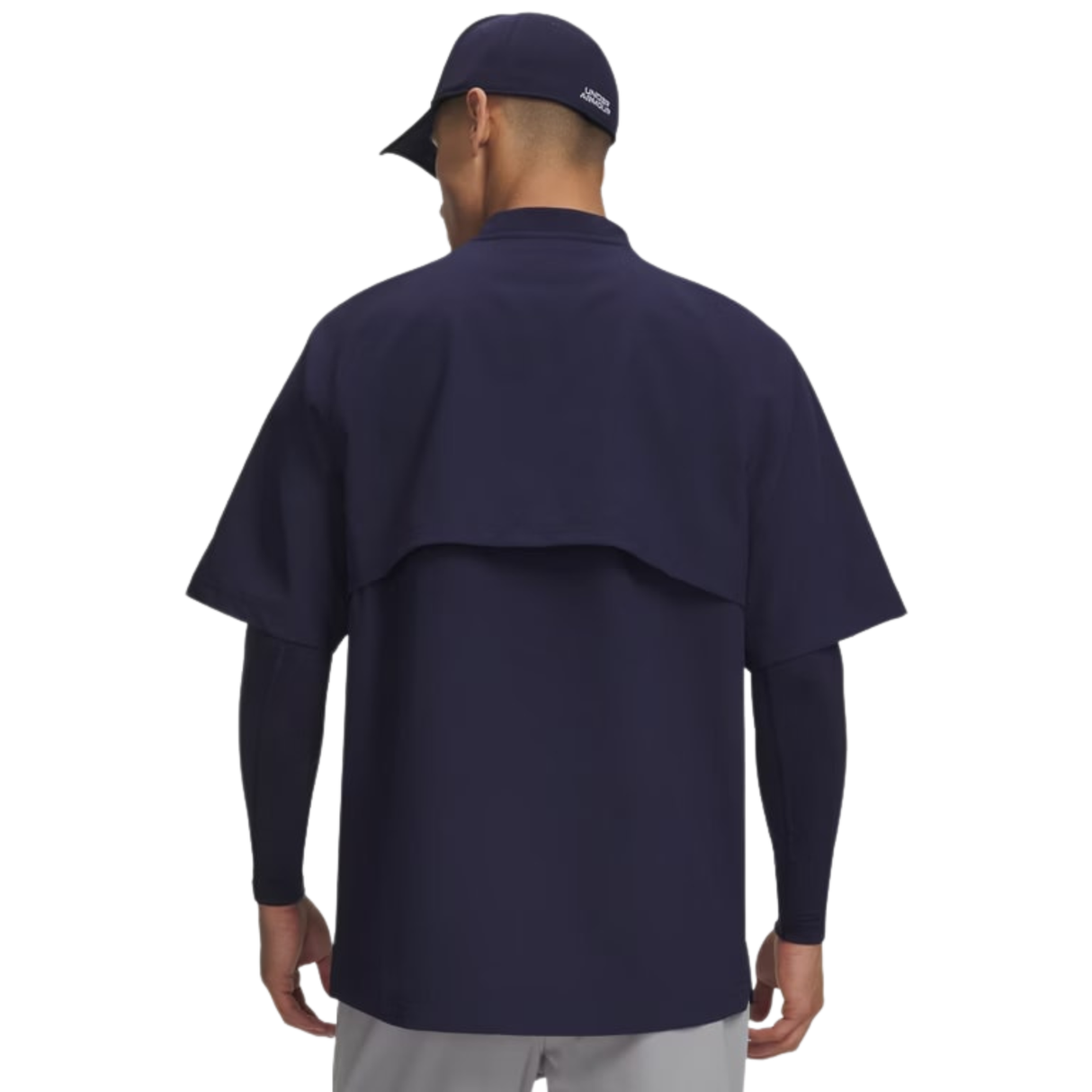 Under Armour Mens Utility Short Sleeve Cage Jacket - Water Repellent Apparel