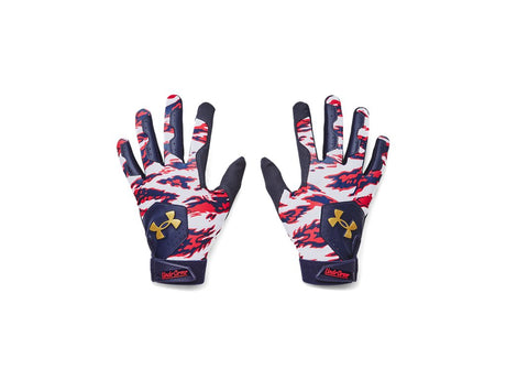 Under Armour Mens Clean Up Batting Gloves - HeatGear Fabric
