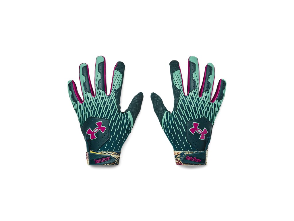 Under Armour Mens Clean Up Batting Gloves - HeatGear Fabric