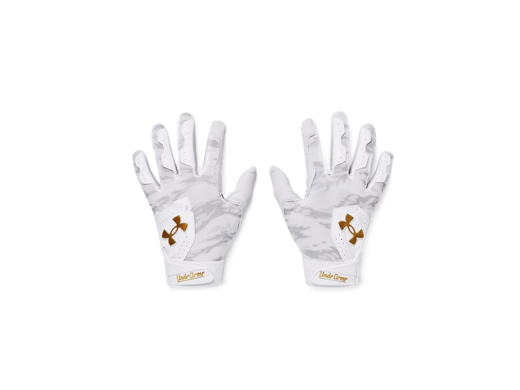 Under Armour Boys Clean Up Batting Gloves - HeatGear Fabric