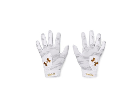 Under Armour Boys Clean Up Batting Gloves - HeatGear Fabric