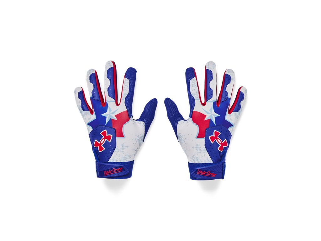 Under Armour Boys Clean Up Batting Gloves - HeatGear Fabric