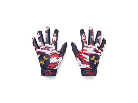 Under Armour Boys Clean Up Batting Gloves - HeatGear Fabric
