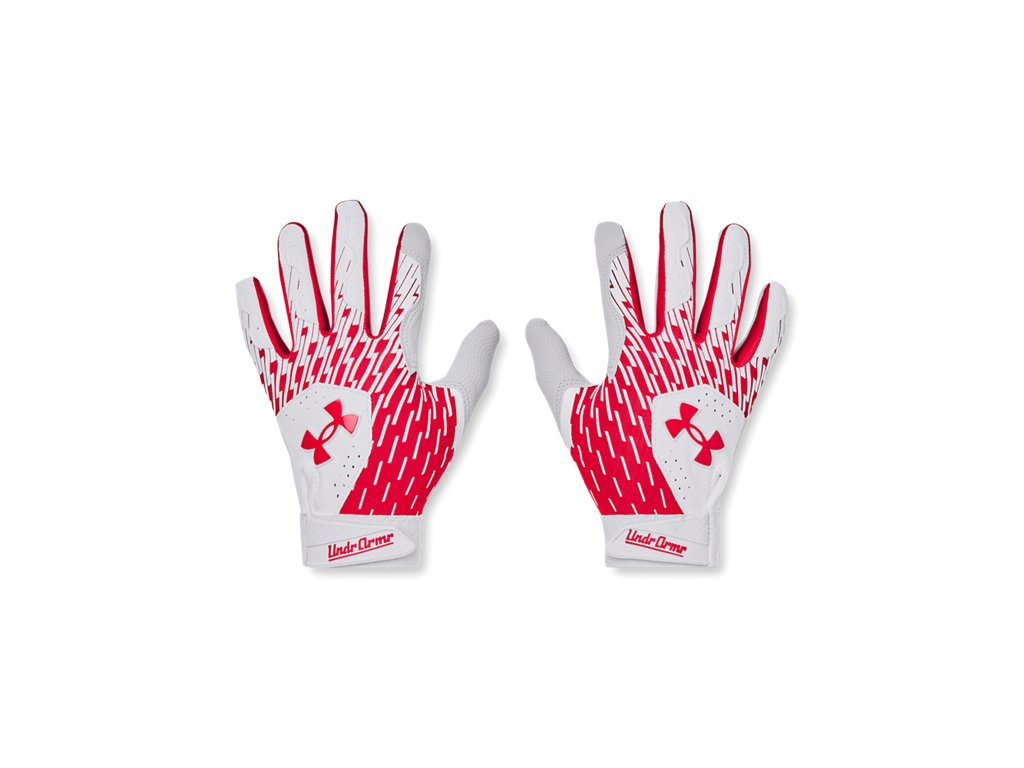 Under Armour Boys Clean Up Batting Gloves Accessories - HeatGear Fabric