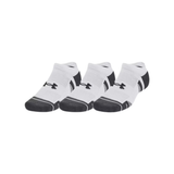 Under Armour Unisex UA Performance Tech No Show Socks - 3-Pack - Durable and Sweat-Wicking