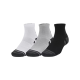 Under Armour Unisex UA Performance Tech Quarter Socks 3-Pack - Sweat Wicking Accessories
