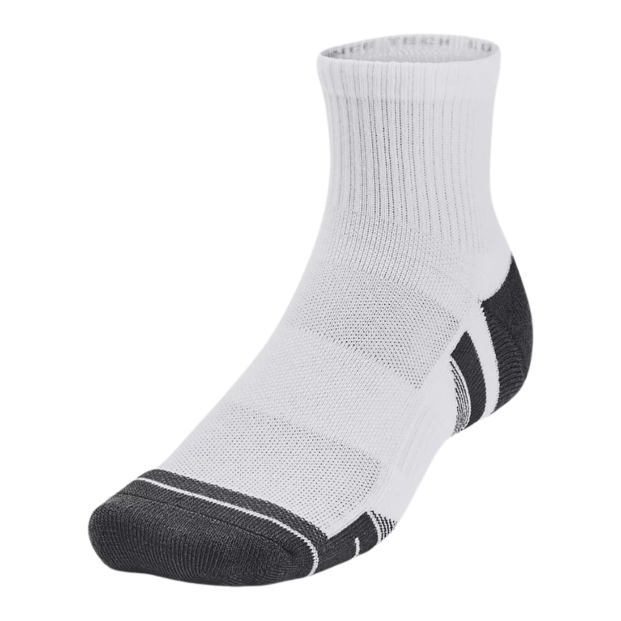 Under Armour Unisex UA Performance Tech Quarter Socks 3-Pack - Sweat Wicking Accessories