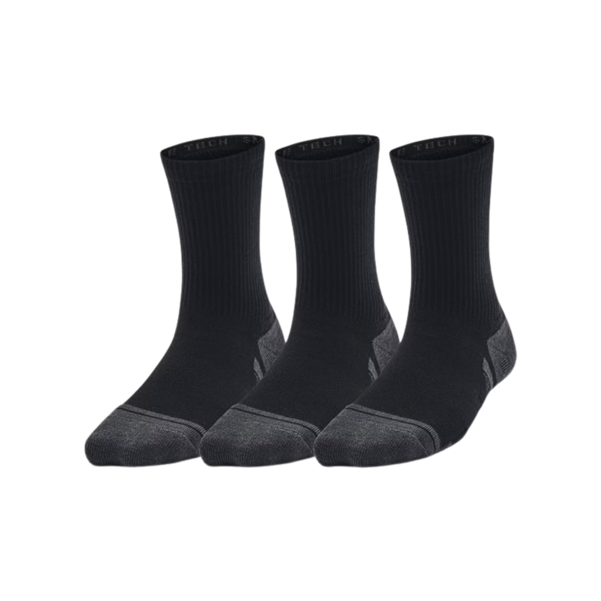 Under Armour Youth Performance Tech Crew Socks - Sweat Wicking