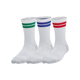 Under Armour Youth Performance Tech Crew Socks - Sweat Wicking
