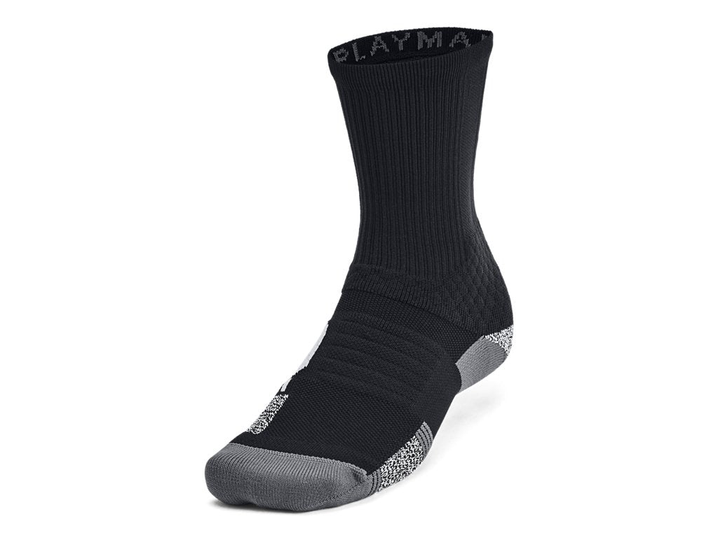 Under Armour Unisex Playmaker Team Crew Socks - Sweat-Activated Grip