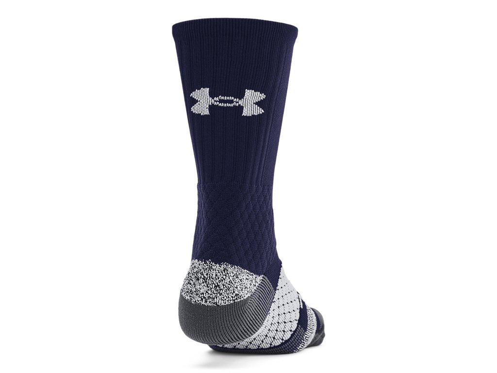 Under Armour Unisex Playmaker Team Crew Socks - Sweat-Activated Grip