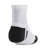 Under Armour Unisex UA Performance Tech Quarter Socks - 3-Pack with Arch Support