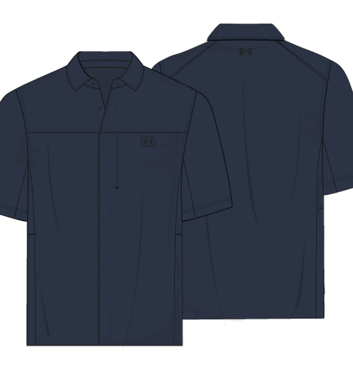 Under Armour Mens Fish Pro Hybrid Woven Shirt