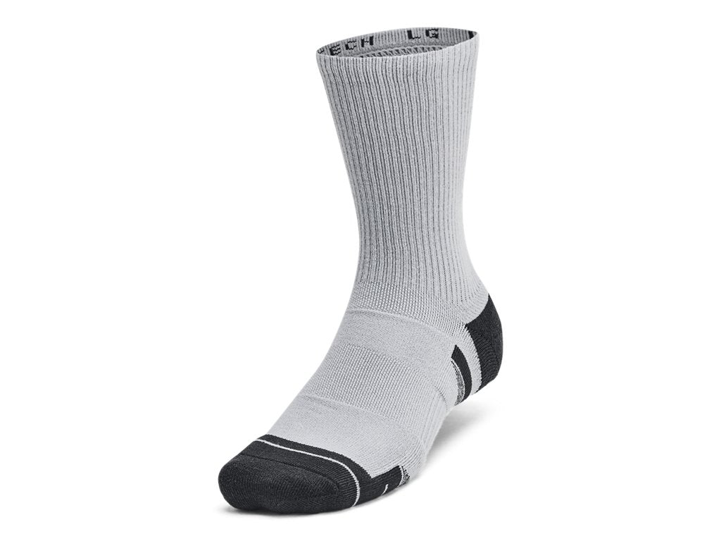 Under Armour Unisex UA Performance Tech Crew Socks 6-Pack - Sweat Wicking Accessories