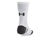 Under Armour Unisex UA Performance Tech Crew Socks 6-Pack - Sweat Wicking Accessories