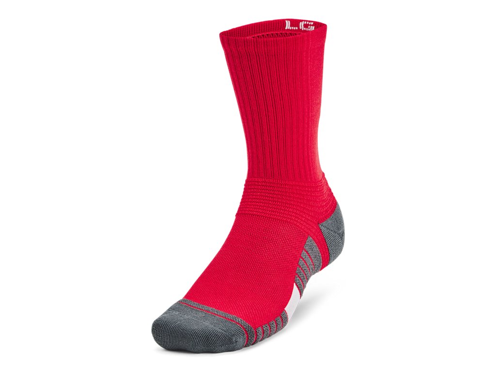 Under Armour Unisex UA Team Crew Socks - Sweat Wicking and Odor Control