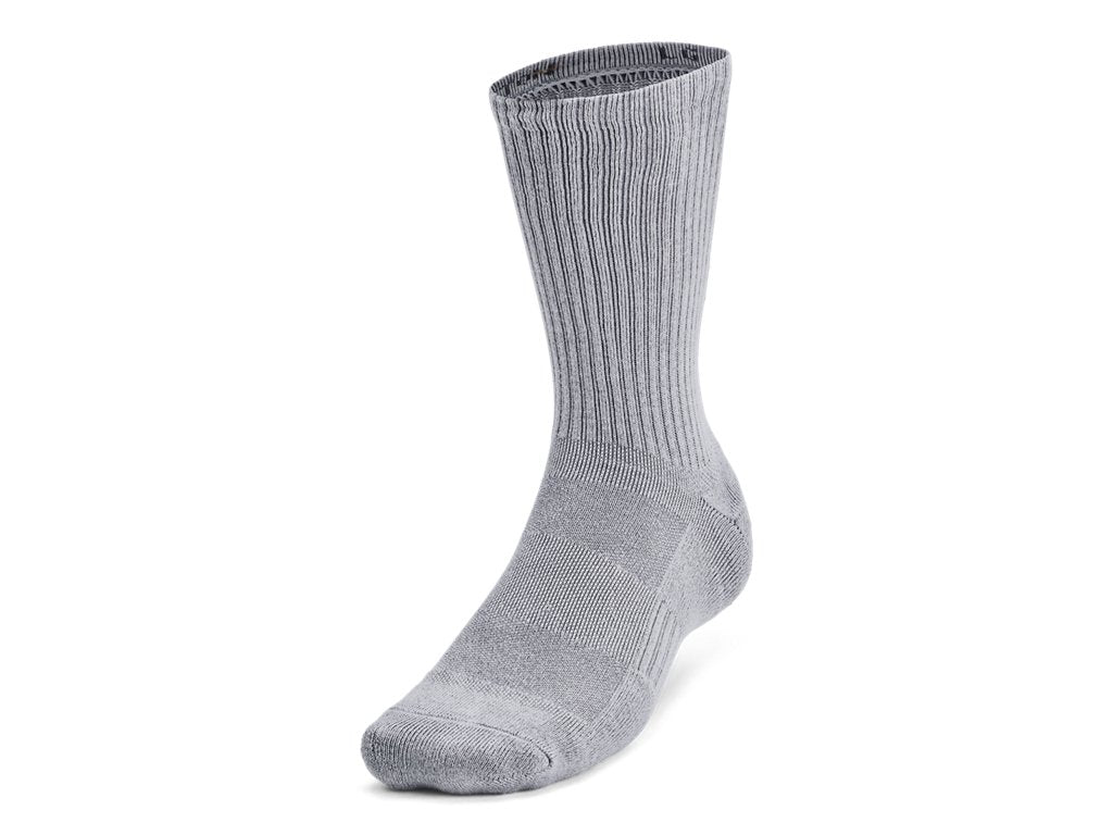Under Armour Unisex Training Cotton Crew Socks 3-Pack - Sweat Wicking Accessories