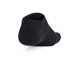 Under Armour Unisex Training Cotton No Show Socks 3-Pack - Fast Drying