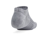 Under Armour Unisex Training Cotton No Show Socks 3-Pack - Fast Drying