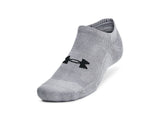 Under Armour Unisex Training Cotton No Show Socks 3-Pack - Fast Drying