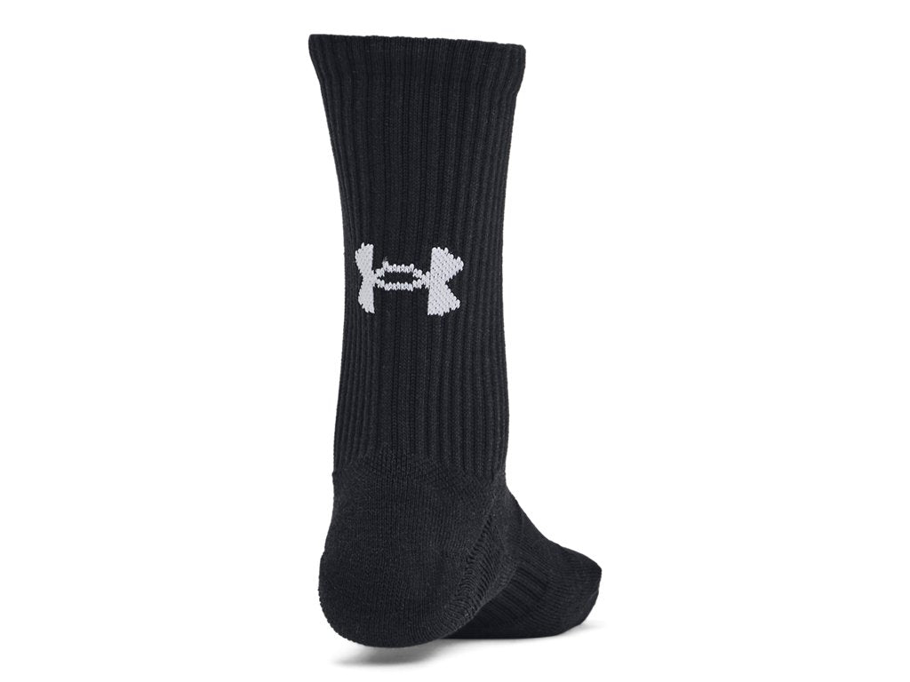 Under Armour Kids Training Cotton Crew Socks 6-Pack - Sweat Wicking Accessories
