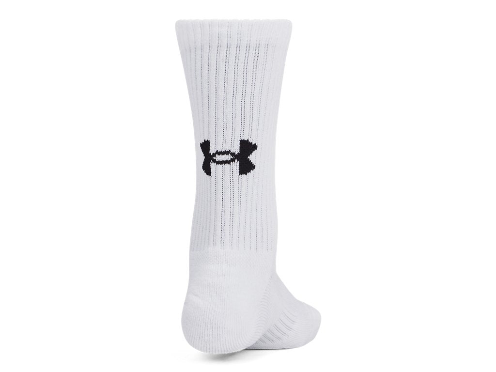 Under Armour Kids Training Cotton Crew Socks 6-Pack - Sweat Wicking Accessories