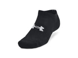 Under Armour Unisex UA Training Cotton 6-Pack No Show Socks Accessories - Built-In Arch Support