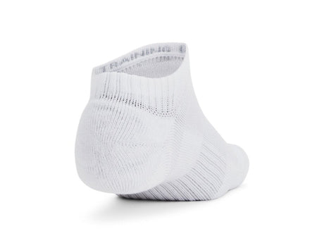 Under Armour Unisex UA Training Cotton 6-Pack No Show Socks Accessories - Built-In Arch Support