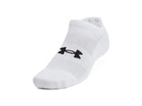 Under Armour Unisex UA Training Cotton 6-Pack No Show Socks Accessories - Built-In Arch Support