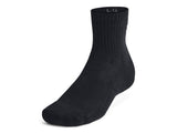 Under Armour Unisex Training Cotton 3-Pack Quarter Socks - Fast-Drying and Breathable