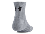Under Armour Unisex Training Cotton 3-Pack Quarter Socks - Fast-Drying and Breathable