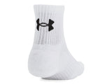Under Armour Unisex Training Cotton 3-Pack Quarter Socks - Fast-Drying and Breathable