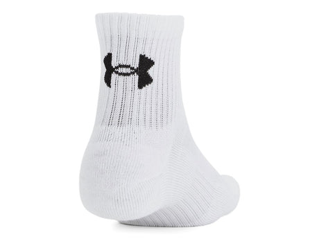 Under Armour Unisex Training Cotton 3-Pack Quarter Socks - Fast-Drying and Breathable