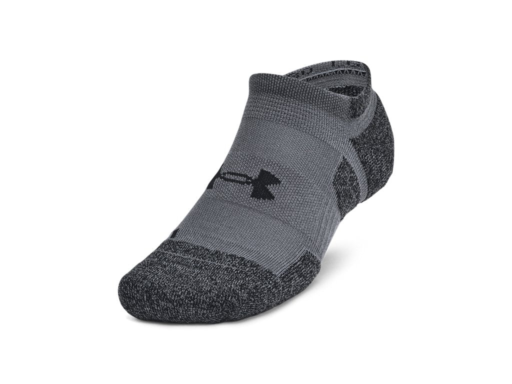 Under Armour Unisex UA Performance Tech Pro No Show Socks, 3-Pack Accessories - Sweat-Wicking & Odor Control