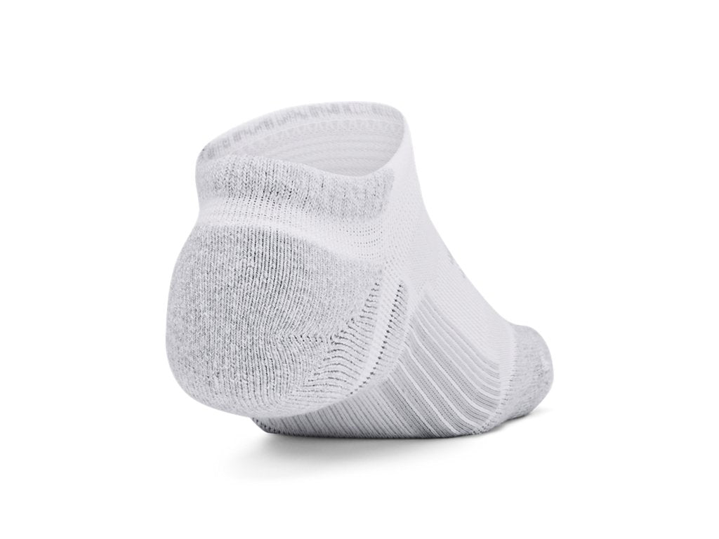 Under Armour Unisex UA Performance Tech Pro No Show Socks, 3-Pack Accessories - Sweat-Wicking & Odor Control