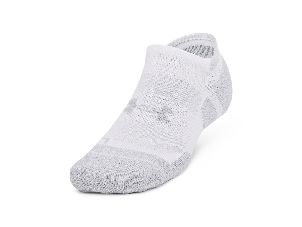 Under Armour Unisex UA Performance Tech Pro No Show Socks, 3-Pack Accessories - Sweat-Wicking & Odor Control